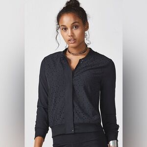 Fabletics Women’s Black Zip Up Ithaca Jacket size Medium